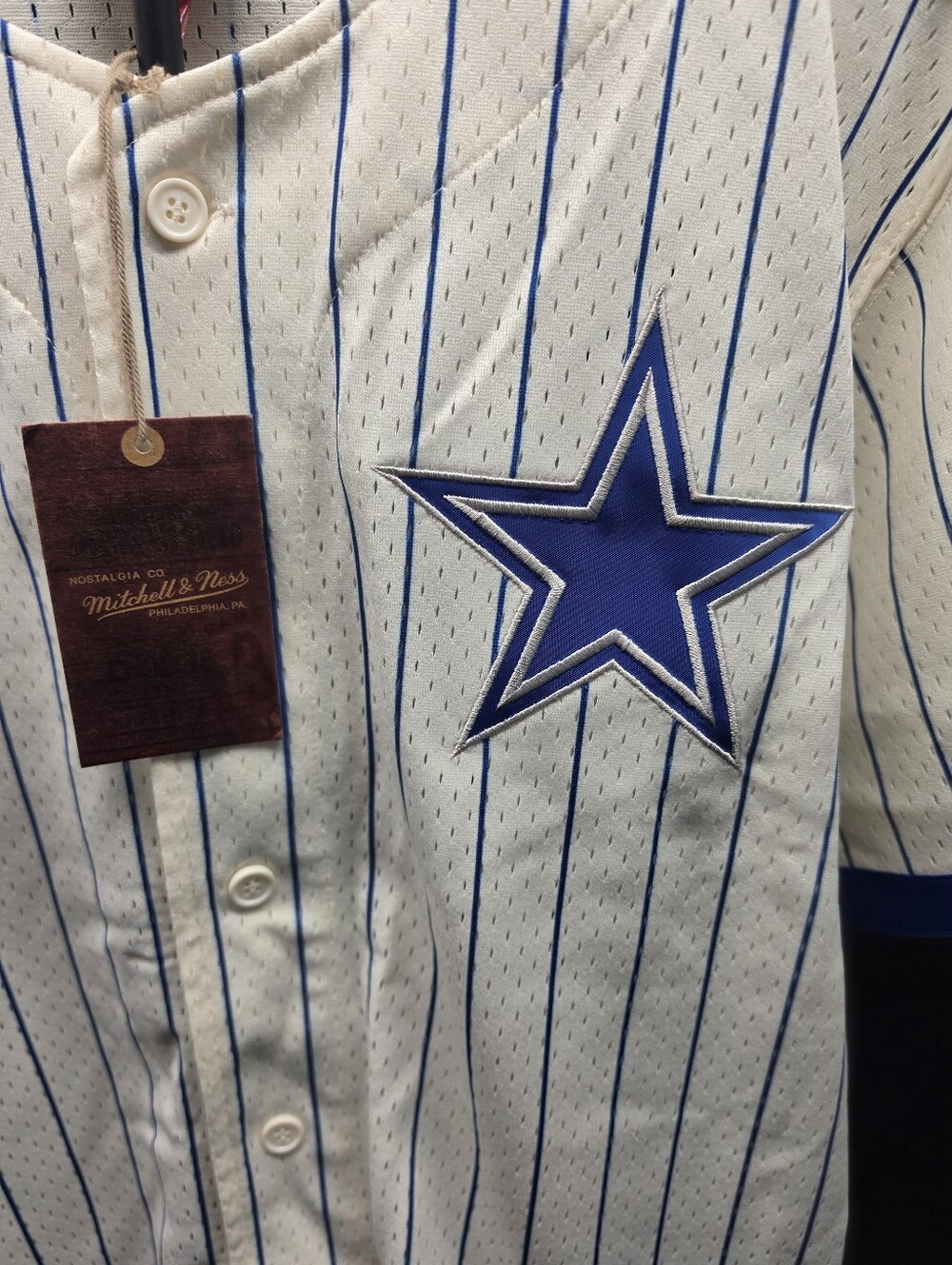 NEW WITH TAGS – MITCHELL & NESS DALLAS COWBOYS FINAL SECONDS VINTAGE MESH JERSEY - Picture 2 of 9